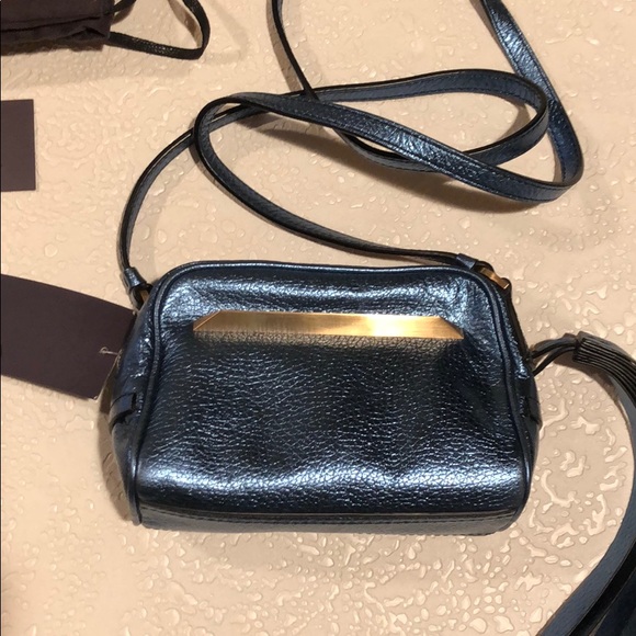 NWT Brian Atwood Crossbody Mini Bag Barbara Blue - Picture 5 of 12